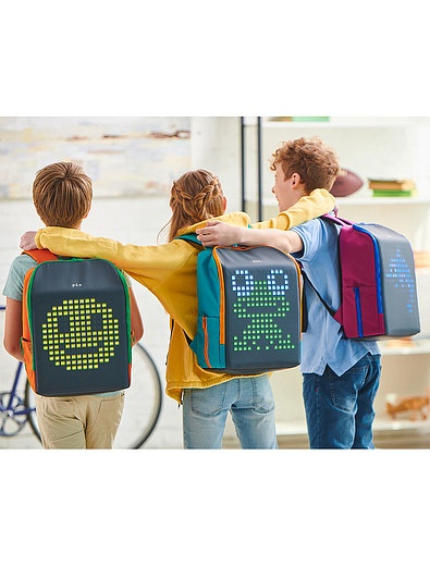 Рюкзак с разноцветным светодиодным экраном PIX - 1504520080140 - Фото 4