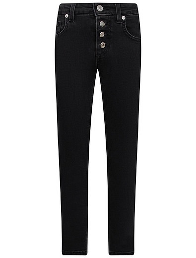 Черные зауженные джинсы на пуговицах Vicolo - 1164509082925 - Фото 1