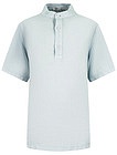 Рубашка из льна с коротким рукавом - 1014519411171
