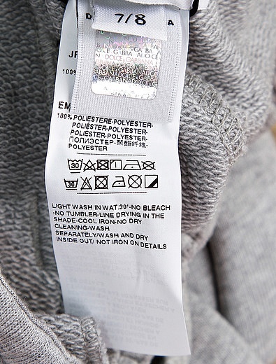 Спортивные брюки оттенка серый меланж Dolce & Gabbana - 4244529181444 - Фото 6