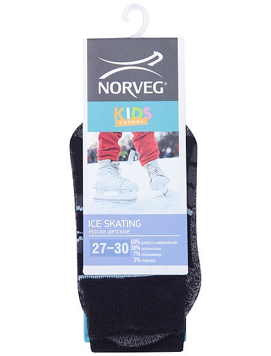 Черные термоноски для катания на коньках NORVEG - 1531119980062 - Фото 1
