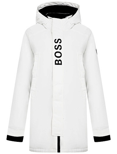 белая Куртка с логотипом HUGO BOSS - 1074519186189 - Фото 1