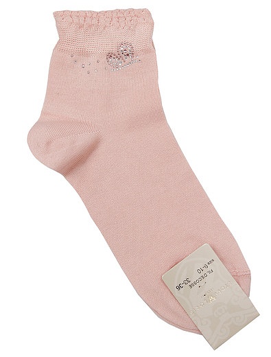 Розовые носки с декором Story Loris - 1534509370214 - Фото 1