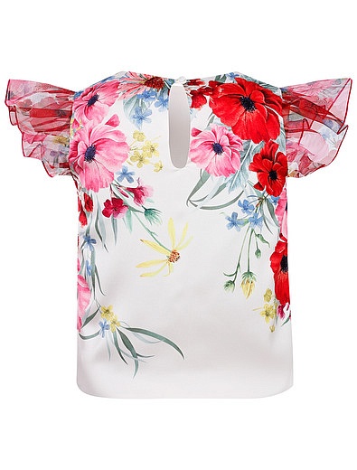 Блуза с цветочным принтом EIRENE - 1033909070101 - Фото 2