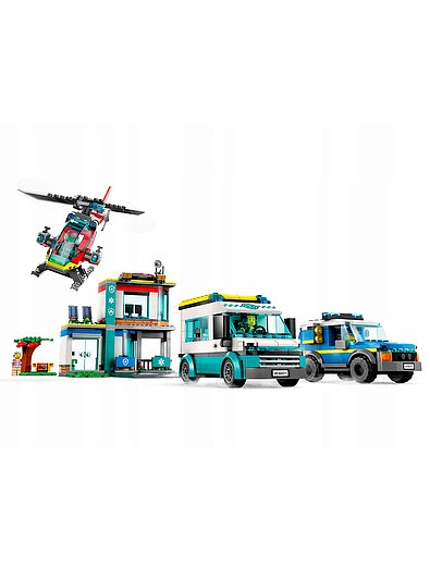 Конструктор LEGO CITY. Штаб аварийных транспортных средств LEGO - 5914519370156 - Фото 4
