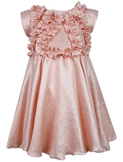 розовое Платье с рюшами Aletta - 1054509272436 - Фото 1