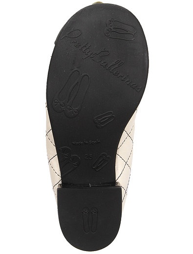 Туфли из кожи на устойчивом каблуке PRETTY BALLERINAS - 2014509173019 - Фото 5