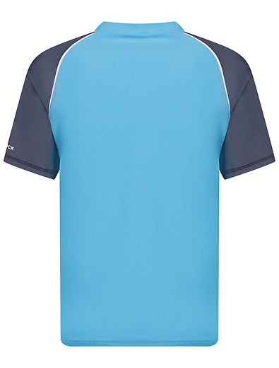 голубая солнцезащитная футболка SNAPPER ROCK - 4404519270200 - Фото 6