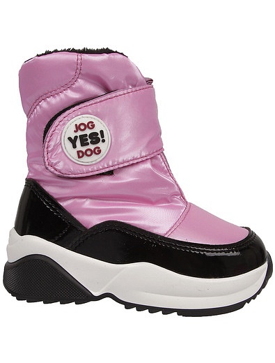 Розовые дутые ботинки Jog Dog - 2034509183689 - Фото 2