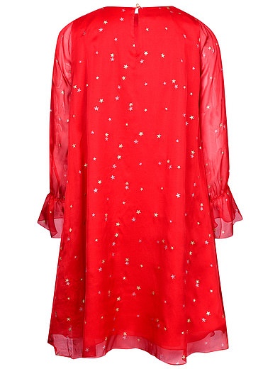 Шёлковое платье Dior со звёздами Dior - 1051309970159 - Фото 3