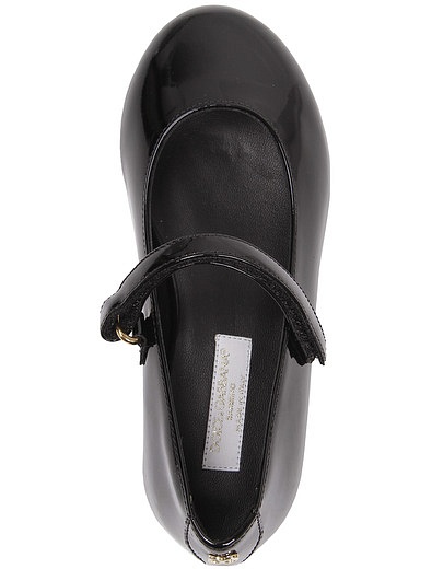 Туфли с ремешком из лакированной кожи Dolce & Gabbana - 2011109980573 - Фото 4