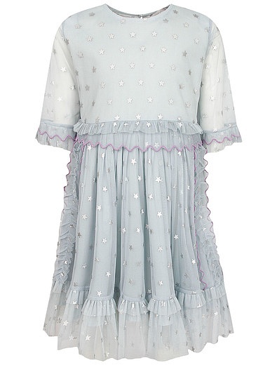 Платье с серебристыми звёздочками Stella McCartney - 1054609279373 - Фото 1