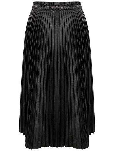 Чёрная юбка плиссе MM6 Maison Margiela - 1044509283570 - Фото 2