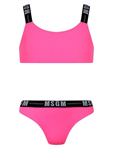 Розовый раздельный купальник MSGM - 0884509370112 - Фото 1