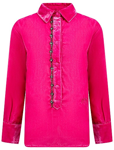 розовая Блуза с отделкой №21 kids - 1034509184458 - Фото 1