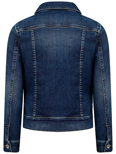Джинсовая куртка с цветочной аппликацией Dolce & Gabbana - 1074509170662 - Фото 2