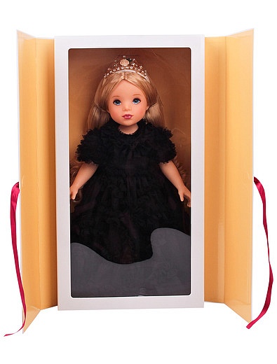 Кукла в чёрном платье из органзы и с диадемой Dolce & Gabbana - 7114509070082 - Фото 5