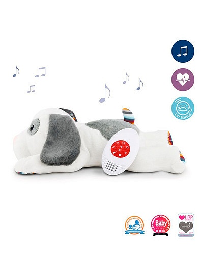 Музыкальная игрушка-комфортер щенок ZAZU - 7674529180029 - Фото 3