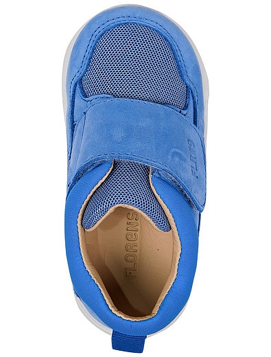 Синие кроссовки на липучках Florens - 2101519970216 - Фото 4