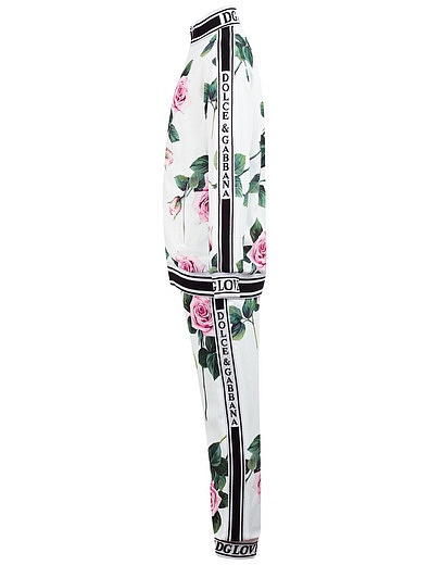 Костюм спортивный с принтом тропические розы Dolce & Gabbana - 6004509070087 - Фото 2