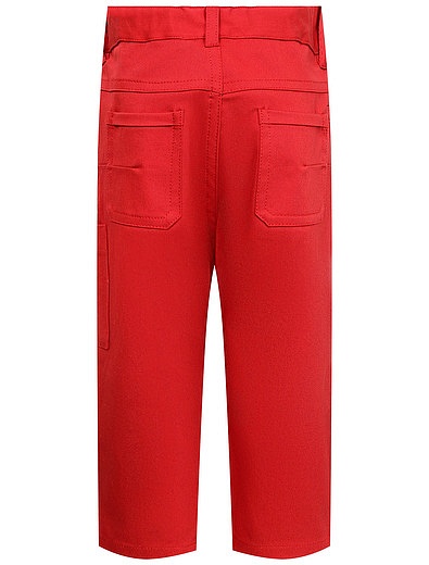 Красные брюки из эластичного хлопка Dior - 1084519072221 - Фото 2