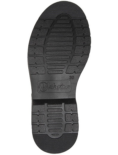 Черные ботинки из натуральной кожи Naturino - 2031119980202 - Фото 5