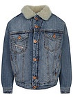 джинсовая Куртка с имитацией овчины - 1074519080012