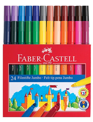 Фломастеры, 24 цвета Faber-Castell - 6874528280084 - Фото 2