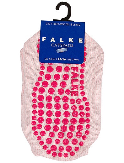 Розовые носки с нескользящей подошвой FALKE - 1534509180110 - Фото 1