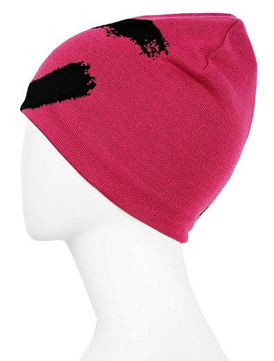 Розовая шапка со смайликом MOLO - 1354509182323 - Фото 3