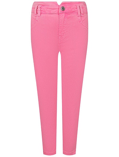 Розовые брюки с высокой посадкой TWINSET - 1084509272426 - Фото 1
