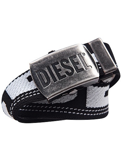 Эластичный ремень с логотипом Diesel - 1304528170047 - Фото 1