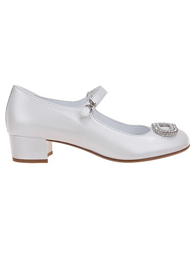 Белые туфли из натуральной кожи Missouri - 2014509371323 - Фото 2
