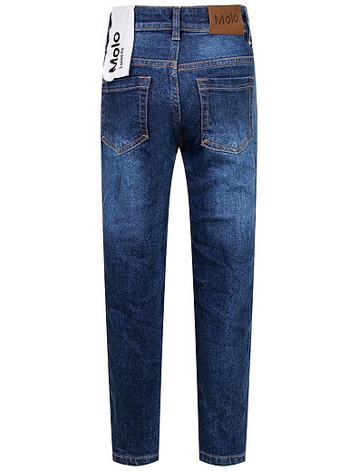 Синие джинсы прямого кроя MOLO - 1161419070080 - Фото 2