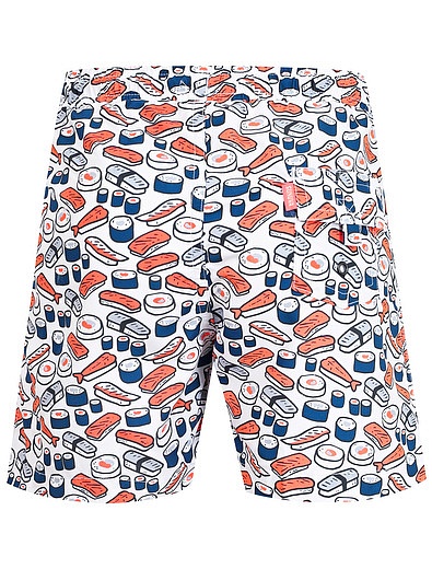 Пляжные шорты с принтом суши SUNUVA - 4102519970051 - Фото 3