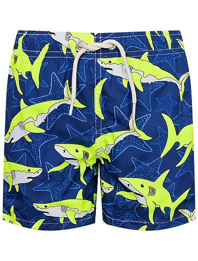 Пляжные шорты с акулами MC2 Saint Barth - 4104519071103 - Фото 1