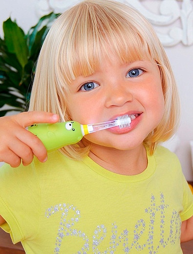Зубная щетка kids sonic морж Megaten - 6494528080042 - Фото 2