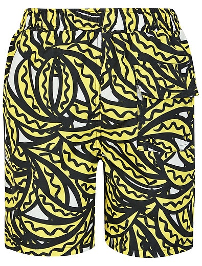 Пляжные шорты с узором Stella McCartney - 4103019970046 - Фото 3