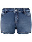 короткие джинсовые Шорты с эластаном - 1414529170387