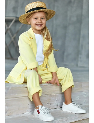 Лимонный оверсайз костюм из 2 изд. ENN`STORE - 6024500070091 - Фото 3