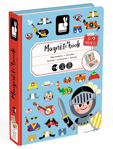 Книга-игра "Мальчики в костюмах" магнитная JANOD - 6864529270238 - Фото 7