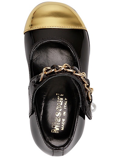 Туфли с золотистой цепью Missouri - 2014509281509 - Фото 4