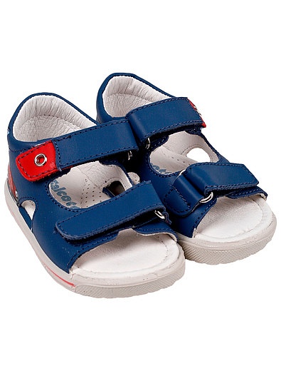 Кожаные сандалии на липучках Falcotto - 2074519272041 - Фото 1