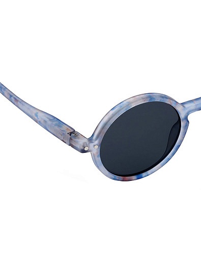 Синие солнцезащитные очки в круглой оправе IZIPIZI - 5254528180064 - Фото 3