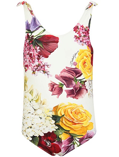 Купальник с цветочным принтом Dolce & Gabbana - 0883909970304 - Фото 1
