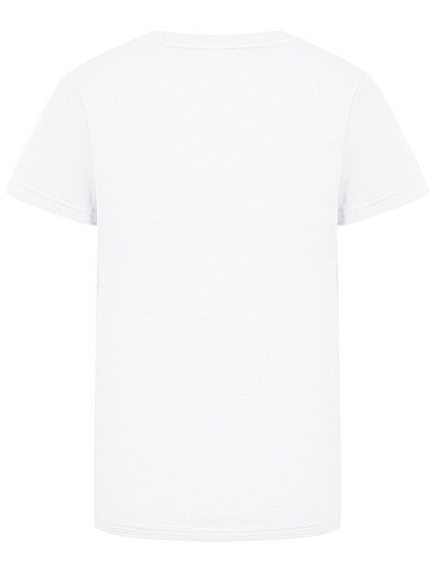 Белая футболка с принтом логотипа GIVENCHY - 1134529180802 - Фото 2