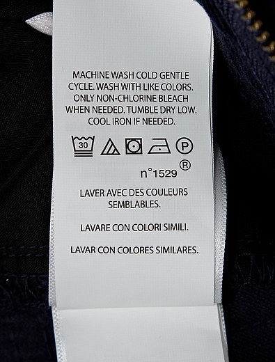 Синие вельветовые брюки Ralph Lauren - 1084519085245 - Фото 3