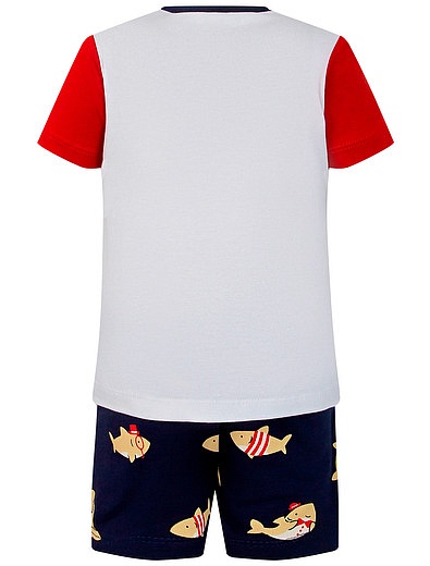 Комплект из футболки и шорт с акулами Mayoral - 3024529170072 - Фото 3
