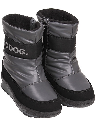 Серые дутые сапоги Jog Dog - 2021729980013 - Фото 1