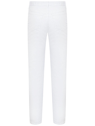 Белые брюки прямого кроя Il Gufo - 1084519070418 - Фото 2